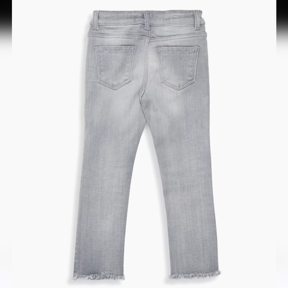 Dl1961 Chloe Skinny Frayed Hem Jeans Size 2 Color Grey or Howl - Picture 16 of 16